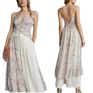 NWT Anthropologie Sheer Floral Curtain Top Size: Small